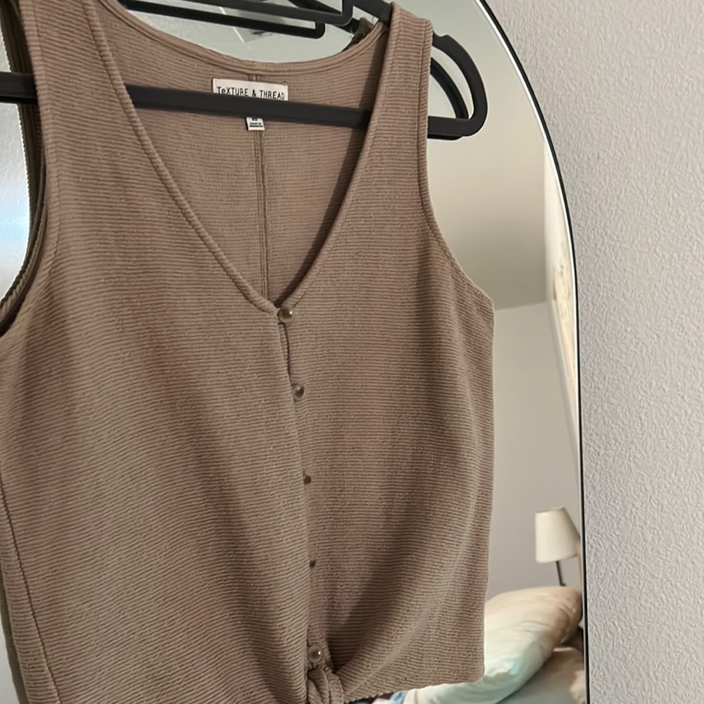 Madewell Texture & Thread Crop Tank